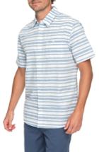 Men's Quiksilver Waterman Collection Flying First Shirt - Blue
