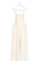 Women's Madewell Tie Strap Knit Overalls, Size - White