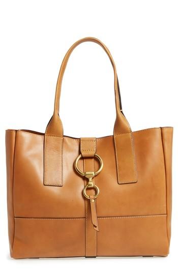 Frye Ilana Harness Leather Shopper - Brown