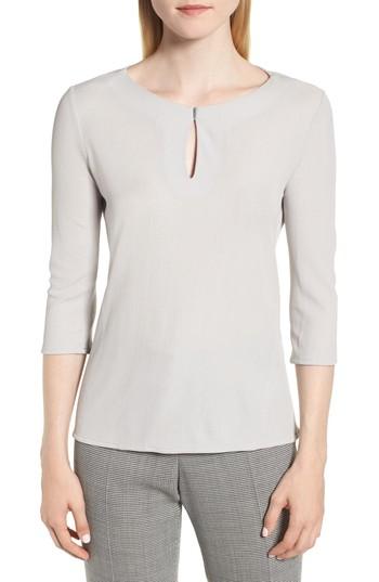 Women's Boss Epina Top - Grey