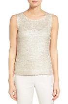 Women's Nic+zoe Day Dreamer Ribbon Yarn Knit Shell