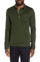 Men's Ted Baker London Fruitpa Slim Fit Long Sleeve Polo (m) - Green