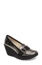 Women's Fly London Yond Wedge .5-6us / 36eu - Metallic