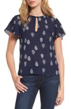 Women's Cupcakes And Cashmere Paisley Top - Blue
