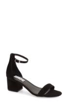 Women's Steve Madden Irenee Ankle Strap Sandal .5 M - Black