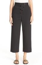 Women's Tibi Double Weave Wide Leg Crop Pants