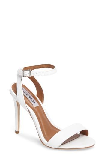 Women's Steve Madden Landen Ankle Strap Sandal M - White