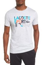 Men's Lacoste Sport Graphic T-shirt (xxl) - Grey