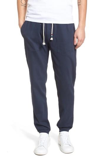 Men's Sol Angeles Essential Twill Jogger Pants, Size - Blue