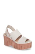 Women's Kelsi Dagger Brooklyn Nash Platform Wedge Sandal .5 M - Ivory