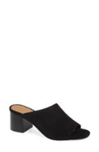 Women's Halogen Faye Asymmetrical Slide Sandal M - Black