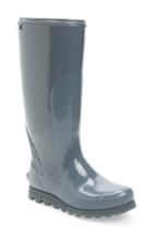 Women's Sorel Joan Glossy Rain Boot, Size 5 M - Grey