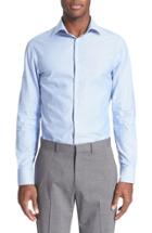 Men's Armani Collezioni Slim Fit Micro Texture Dress Shirt