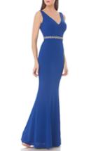 Women's Js Collections Embellished Mermaid Gown