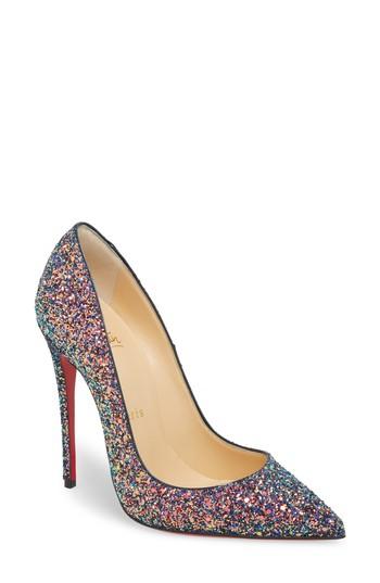 Women's Christian Louboutin So Kate Pointy Toe Pump Us / 36eu - Blue