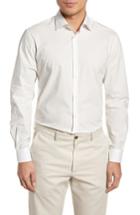 Men's John Varvatos Star Usa Regular Fit Diamond Dress Shirt R - Grey