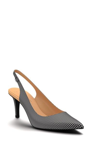 Women's Shoes Of Prey Slingback Pump .5 B - Black