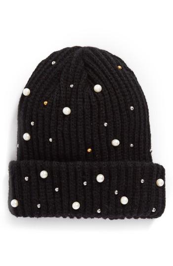 Women's Bp. Pearly Stud Beanie - Yellow