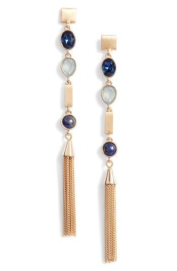 Women's Halogen On The Rocks Linear Tassel Earrings