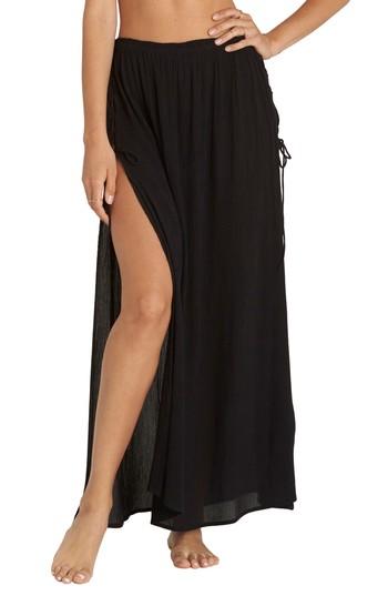 Women's Billabong Split Heart Maxi Skirt - Black