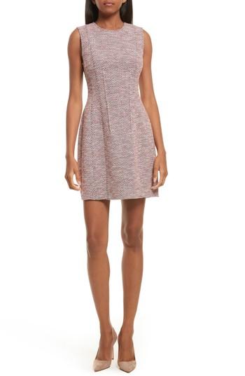 Women's Theory Beacon Tweed Hourglass Dress - Blue