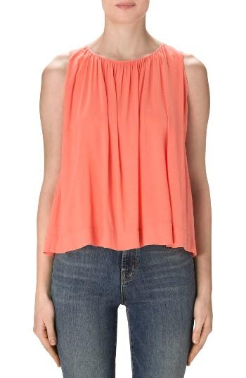 Women's J Brand Isla Sleeveless Blouse - Orange