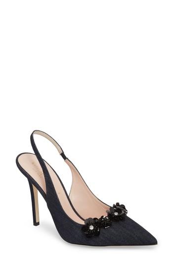 Women's Kate Spade New York Leighton Slingback Pump .5 M - Blue