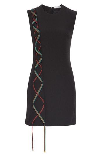 Women's Versace Lace-up Detail Dress Us / 40 It - Black