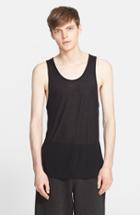 Men's Atm Anthony Thomas Melillo Lightweight Jersey Tank Top, Size - Black