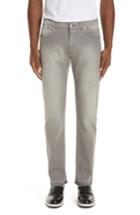 Men's Eidos Napoli Raw Edged Wool Jeans R - Grey