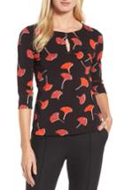 Women's Boss Epinala Print Top - Black