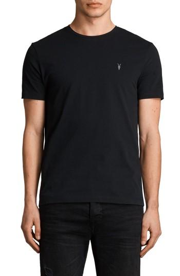 Men's Allsaints Brace Tonic Slim Fit Crewneck T-shirt - Black