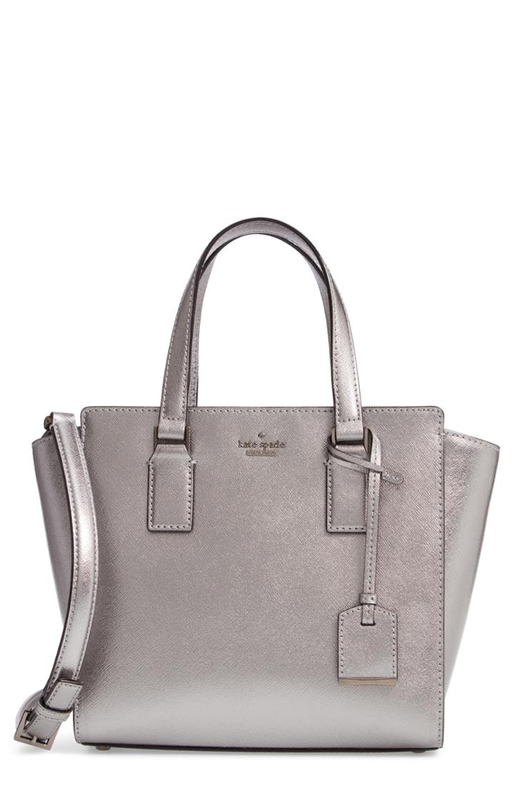 Kate Spade New York Cameron Street - Small Hayden Metallic Leather Satchel - Metallic
