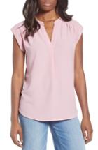 Women's Gibson Split Neck Top - Pink
