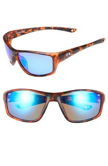 Men's Rheos Eddies Floating 58mm Polarized Sunglasses - Tortoise / Marine