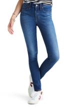 Women's Madewell 9-inch High Waist Skinny Jeans Short - Blue