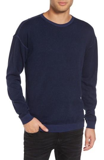 Men's John Varvatos Star Usa Drop Shoulder Sweater - Blue
