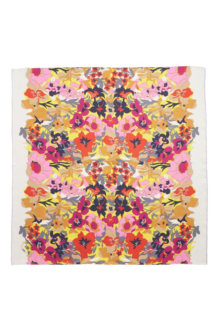 Women's Mantero Twiggy Silk Scarf, Size - Purple