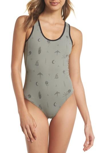 Women's Hurley Quick Dry Port One-piece Swimsuit - Black