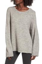 Women's Leith Snap Shoulder Sweater - Grey