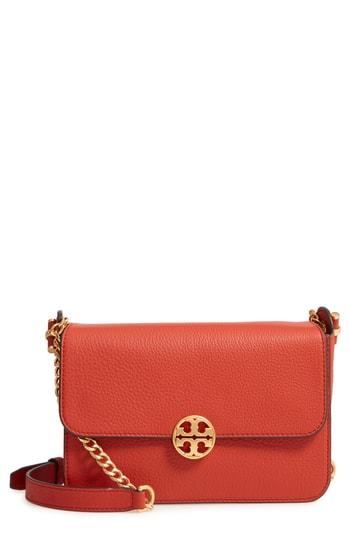 Tory Burch Chelsea Leather Crossbody Bag - Pink