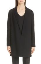 Women's Lafayette 148 New York Mattia Wool Jacket, Size - Black