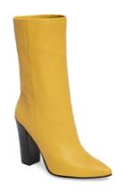 Women's Dolce Vita Ethan Pointy Toe Bootie .5 M - Yellow