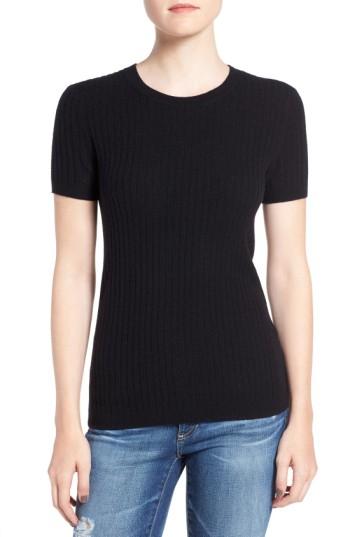 Women's Ag Fallon Merino Wool & Cashmere Sweater - Black