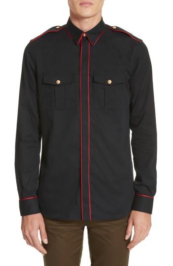 Men's Givenchy Piped Officer Shirt
