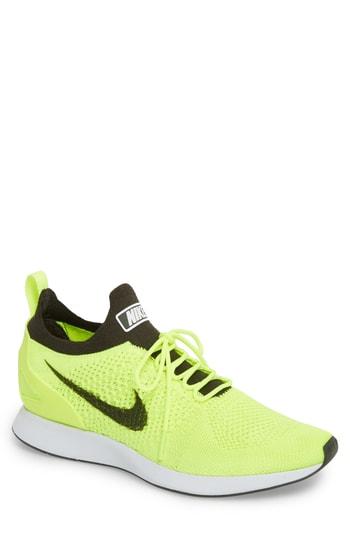 Men's Nike Air Zoom Mariah Flyknit Racer Sneaker .5 M - Yellow