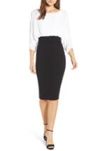 Women's Bailey 44 Laws Of Attraction Georgette & Ponte Dress - Black