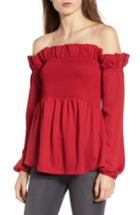 Women's Chelsea28 Smocked Top, Size - Red