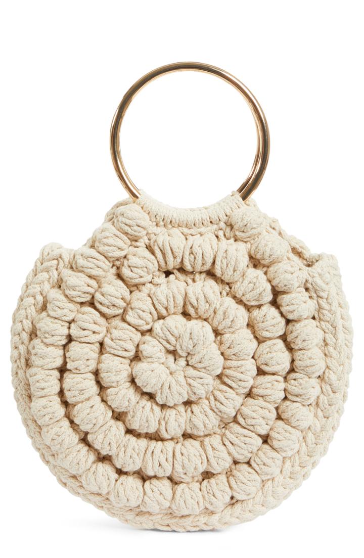 Ulla Johnson Lia Ring Handle Tote - Beige