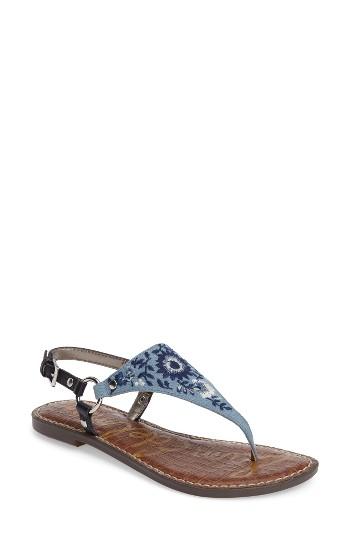 Women's Sam Edelman Greta Sandal M - Blue